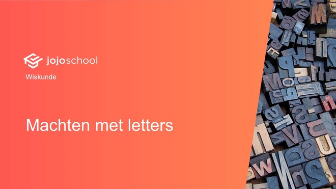 Machten met letters