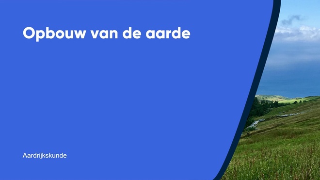 Opbouw van de aarde