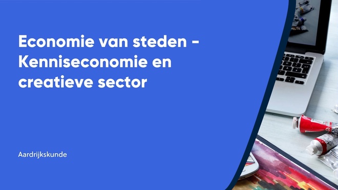 Kenniseconomie en creatieve sector
