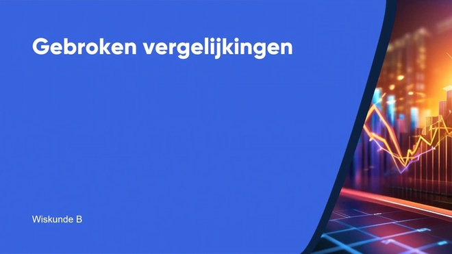 Gebroken vergelijkingen