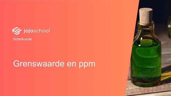 Grenswaarde en ppm