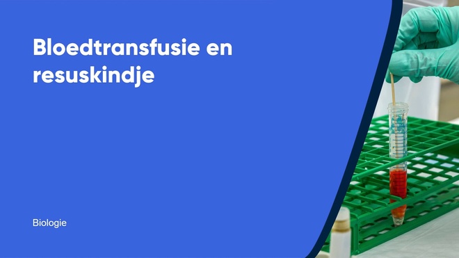 Bloedtransfusie en resuskindje
