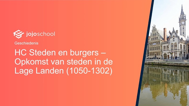 Opkomst van steden in de Lage Landen