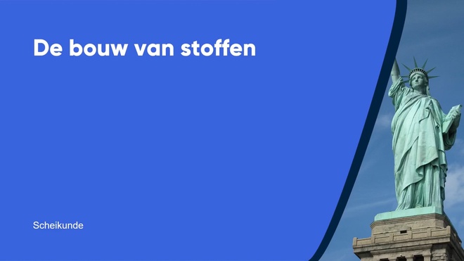 De bouw van stoffen