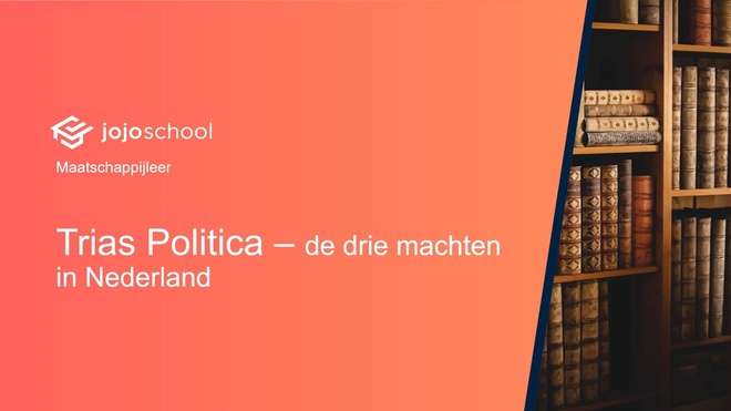 Trias Politica - de drie machten in Nederland