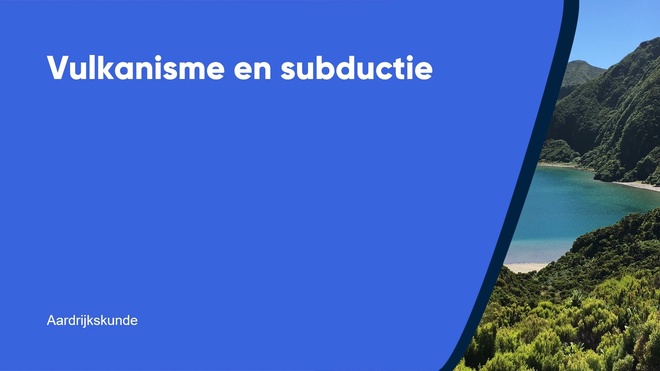 Vulkanisme en subductie