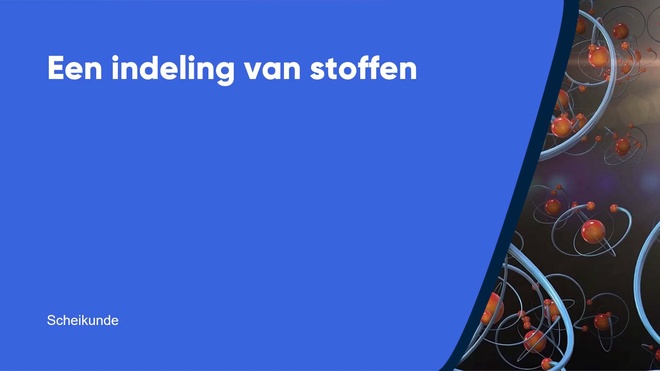 Een indeling van stoffen