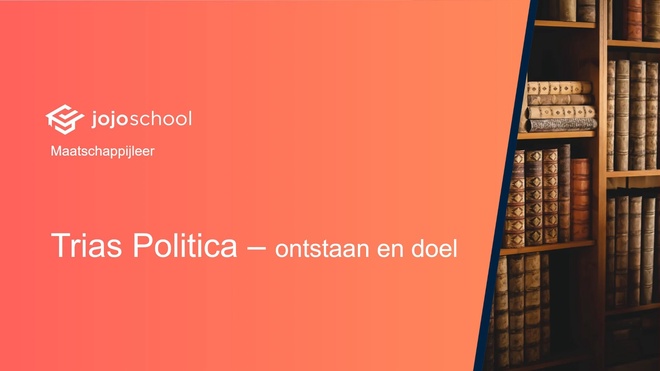 Trias Politica - ontstaan en doel