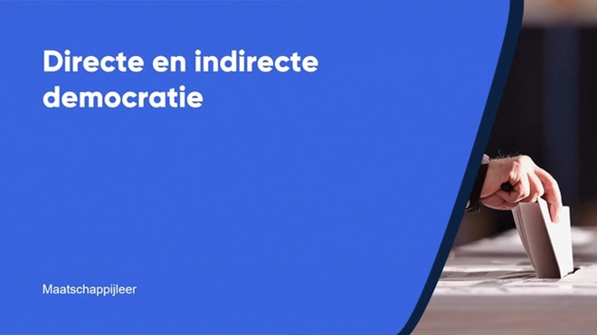 Directe en indirecte democratie
