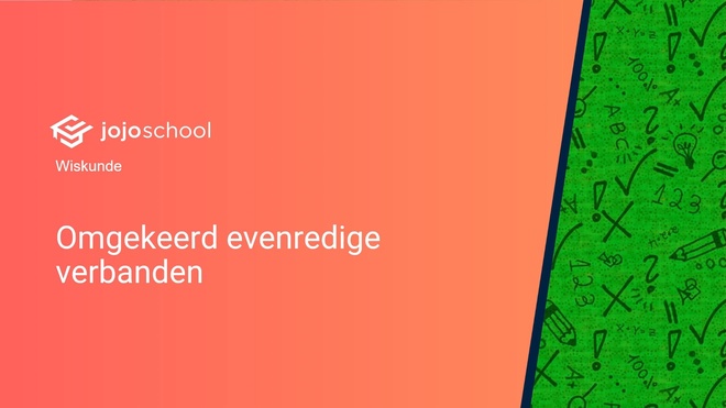 Omgekeerd evenredige verbanden