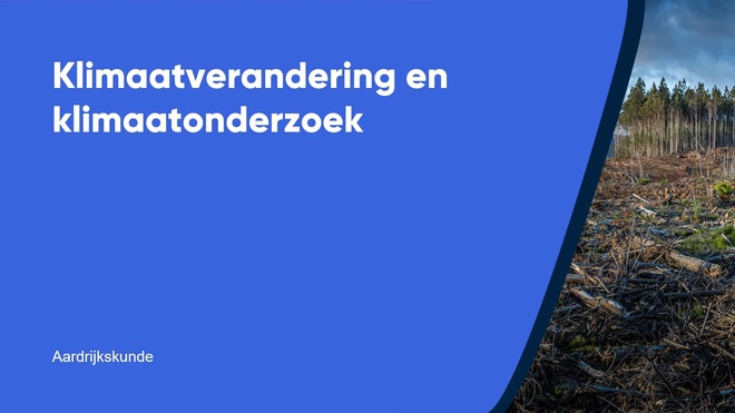 Klimaatverandering en klimaatonderzoek