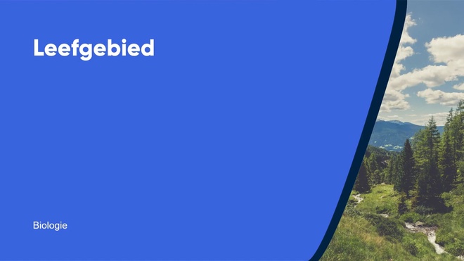 Leefgebied
