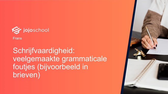 Veelgemaakte grammaticale foutjes