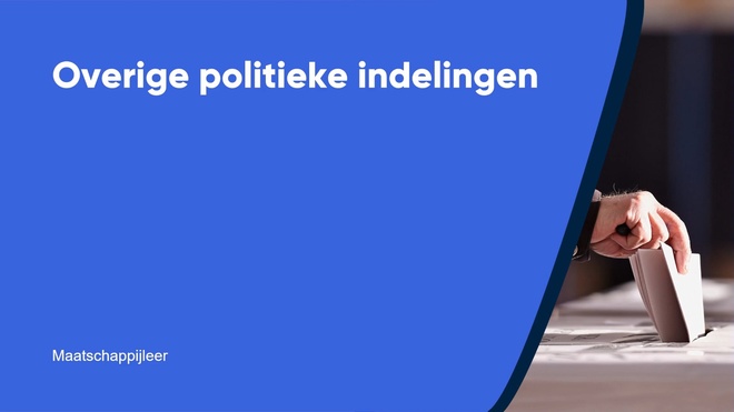 Overige politieke indelingen