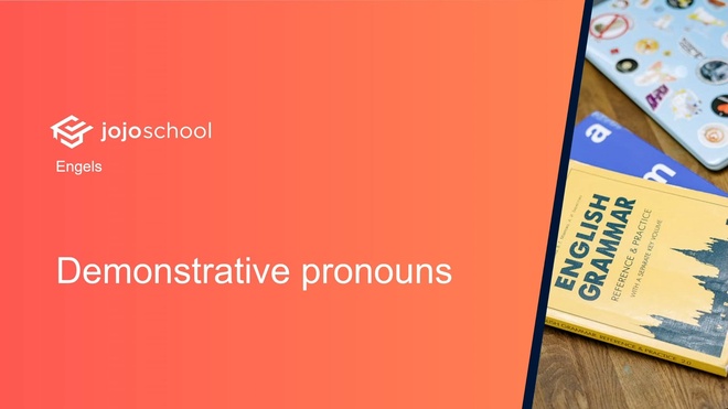 Demonstrative pronounce