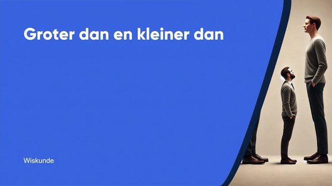 Groter dan en kleiner dan