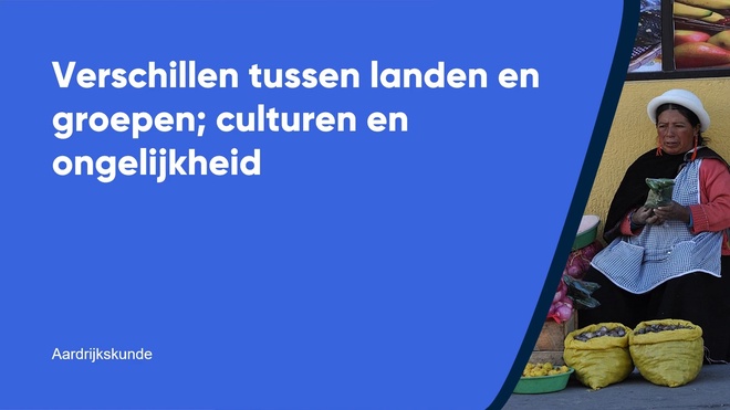 Verschillen tussen landen en groepen; culturen en ongelijkheid