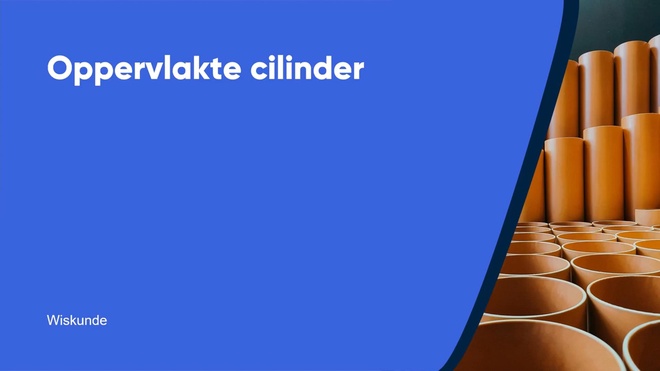 Oppervlakte cilinder
