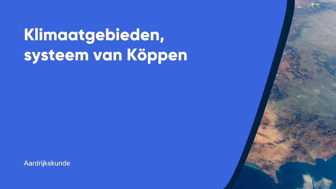 Klimaatgebieden, systeem van Köppen