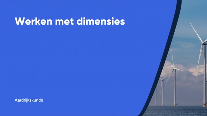 Werken met dimensies