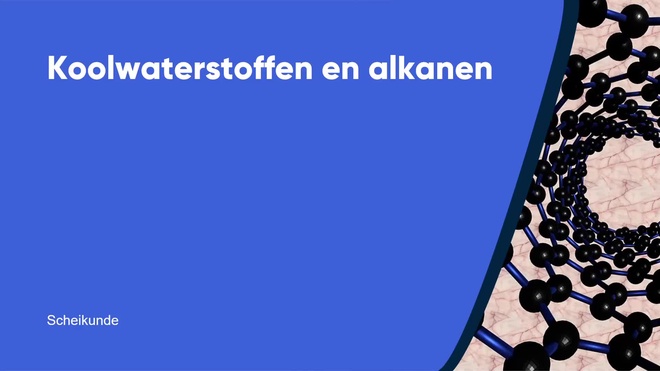 Koolwaterstoffen en alkanen