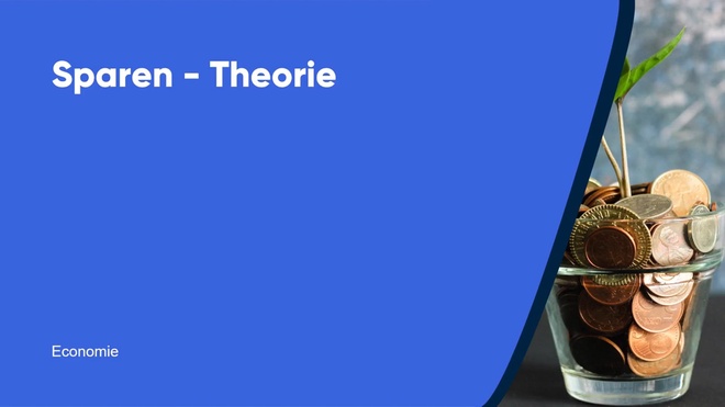 Sparen - Theorie
