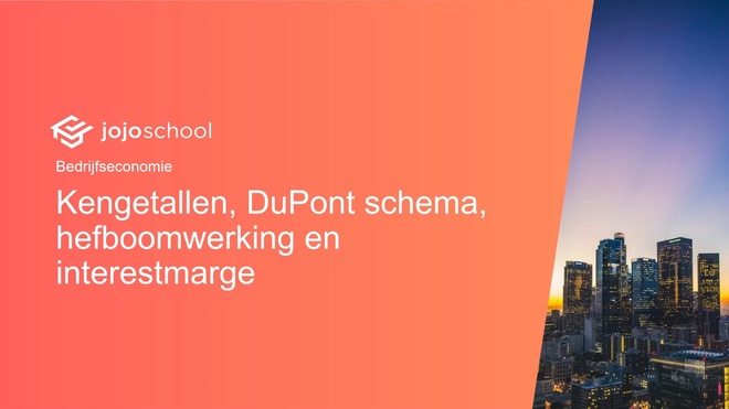 Hefboomwerking, interestmarge, Dupont Schema