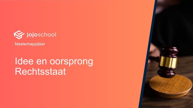 Idee en oorsprong Rechtsstaat