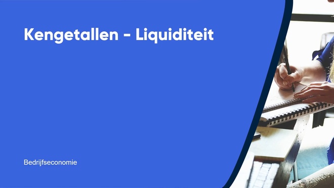Kengetallen Liquiditeit