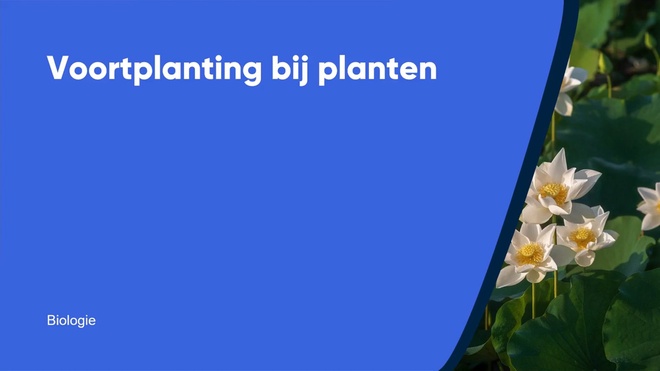 Voortplanting bij planten