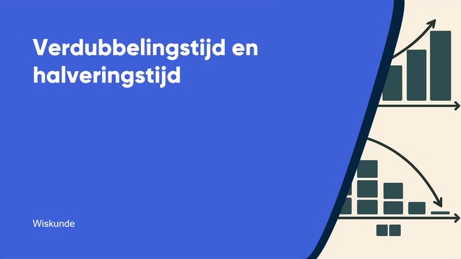 Verdubbelingstijd en halveringstijd