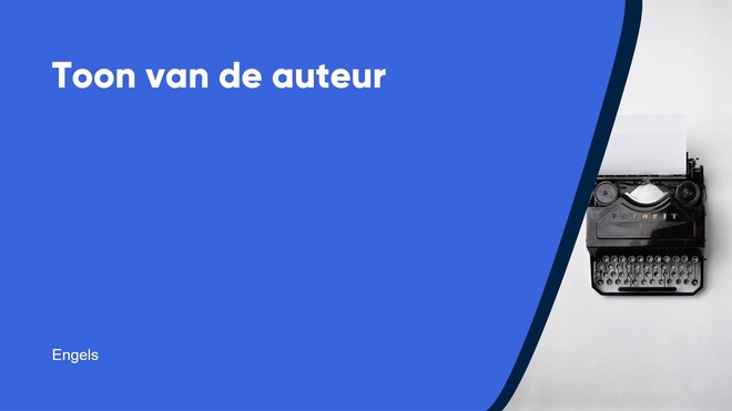Toon van de auteur