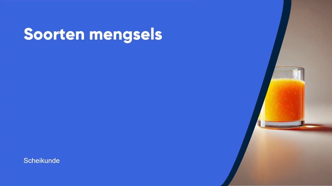Soorten mengsels