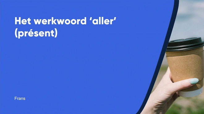 Het werkwoord 'aller' (présent)