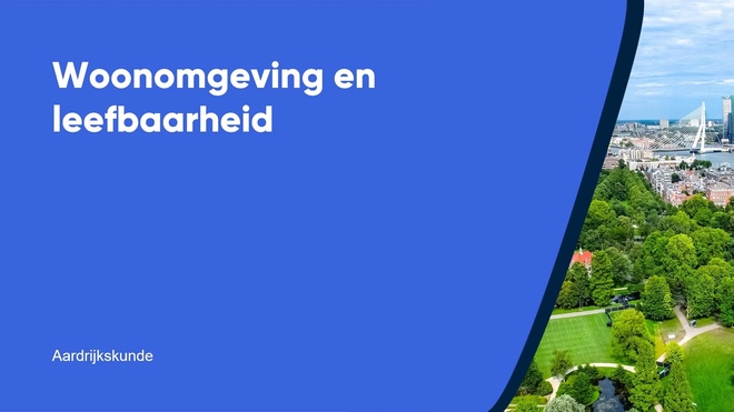 Woonomgeving en leefbaarheid