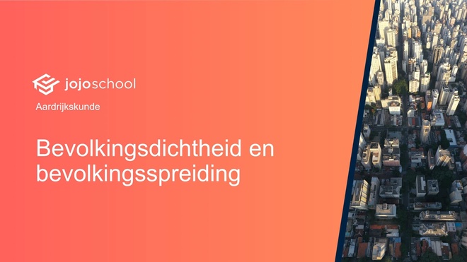 Bevolkingsdichtheid en bevolkingsspreiding