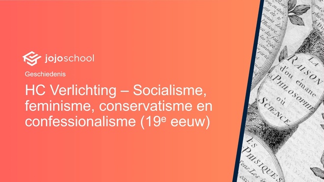 Socialisme, feminisme, conservatisme en confessionalisme in de 19e eeuw