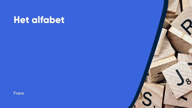 Het alfabet