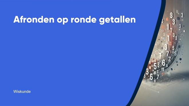 Afronden op ronde getallen