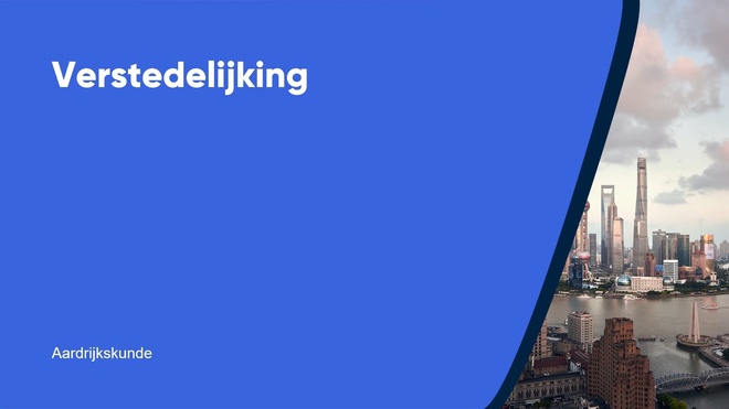 Verstedelijking