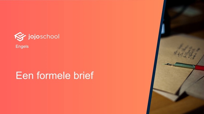 Een formele brief