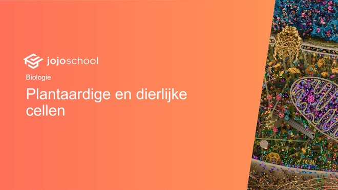 Plantaardige en dierlijke cellen