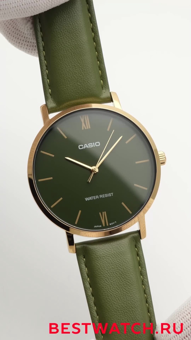 Часы Мужские Casio Analog MTP-VT01GL-3B — видео
