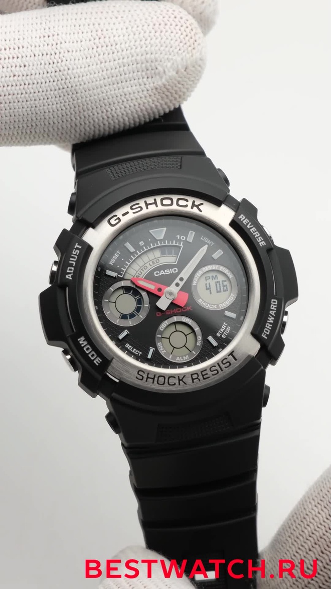Часы Мужские Casio G-Shock Original AW-590-1A — видео