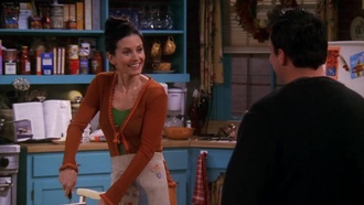 Друзья S06E09. Эпизод, в котором Росс обкуривается