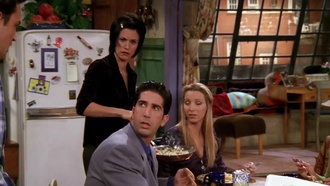Друзья S04E07. Эпизод, где Чендлер пересекает черту