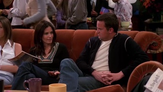 Друзья S09E21. Эпизод с результатом теста
