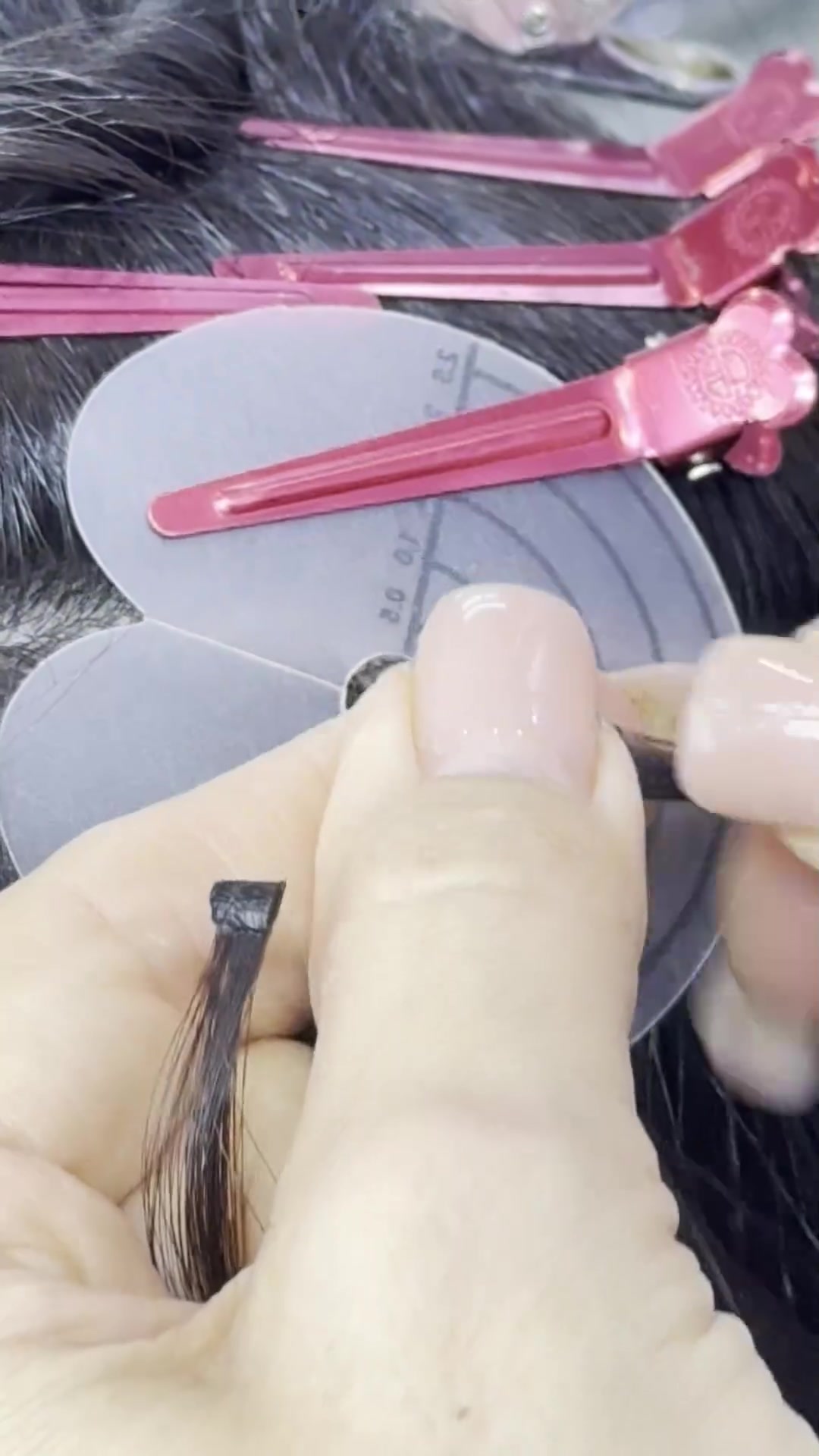 Hot Capsule Hair Extension Process in Dubai