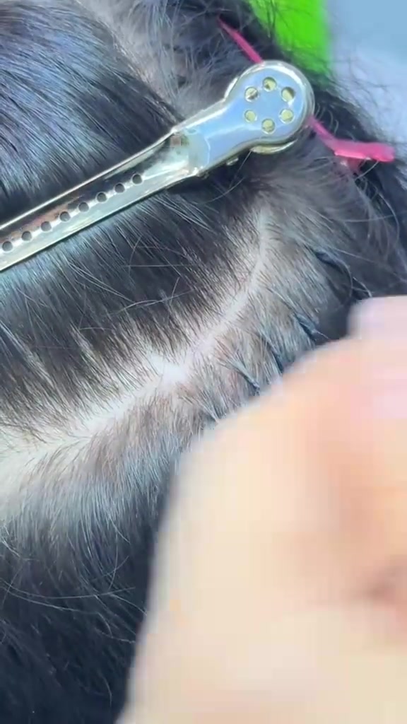 Slavic Capsule Hair Extension Process Dubai