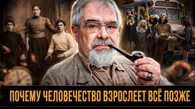 Постер к видео Почему человечество взрослеет всё позже | Андрей Буровский